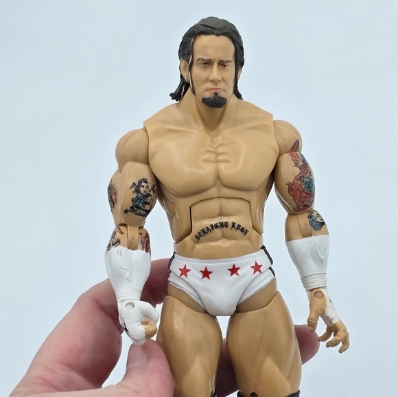WWE CM Punk Deluxe Aggression Series 8 Wrestling Action Figure - Picture 2 of 4